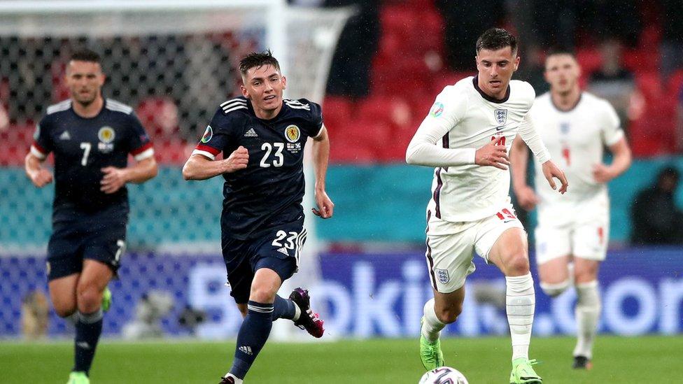 Billy Gilmour and Mason Mount.