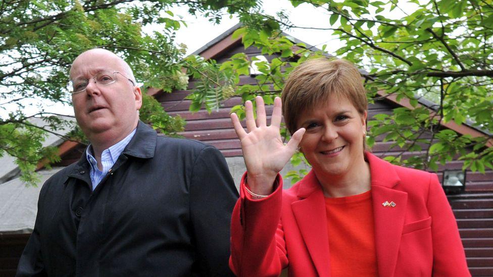 Nicola Sturgeon and Peter Murrell