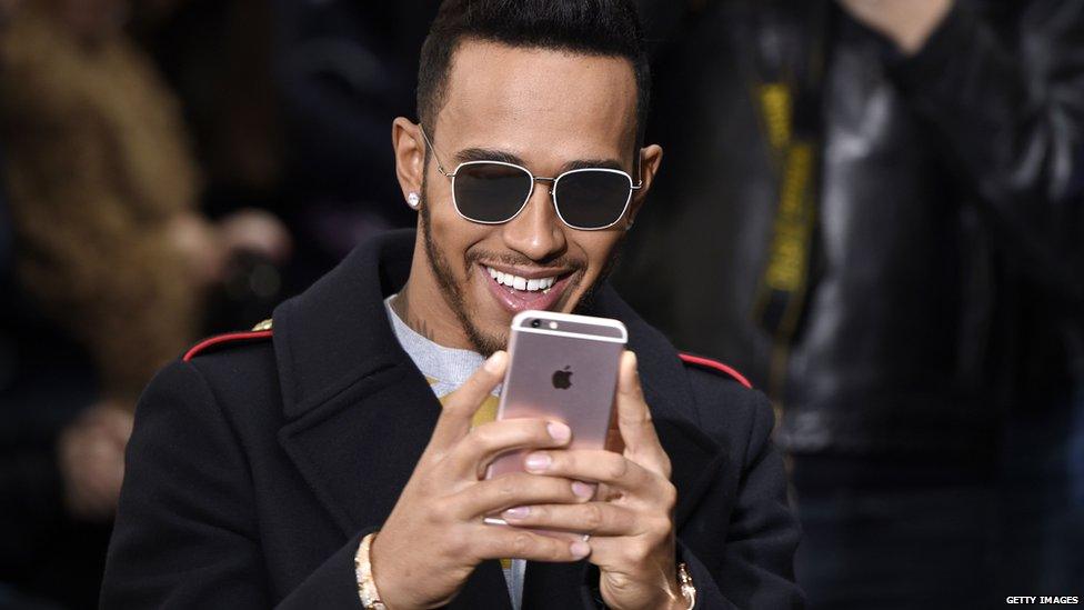 Lewis Hamilton snapchat