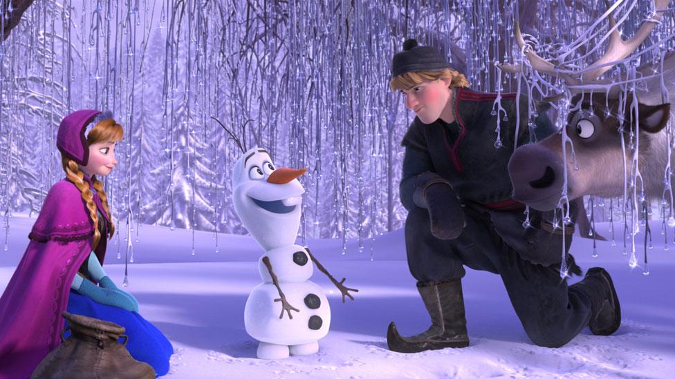 A scene from Frozen