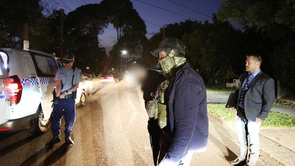 Arrest at Marsfield as part of a joint investigation by the NSW Joint Counter Terrorism Team and State Crime Command Homicide Squad