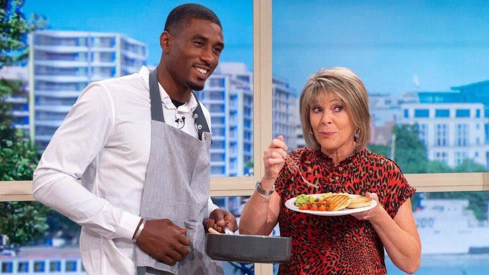 Ovie Soko and Ruth Langsford