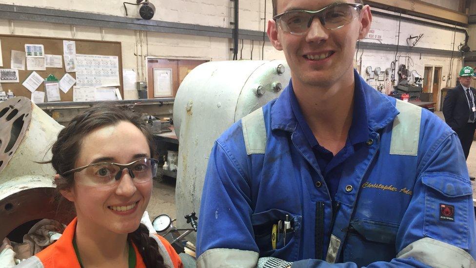 Flotta apprentices