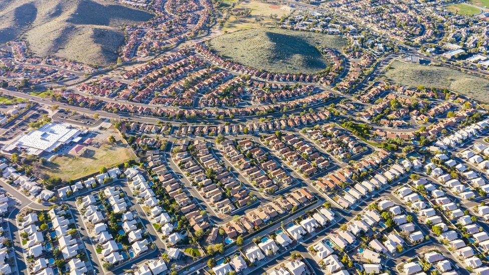 Phoenix from above