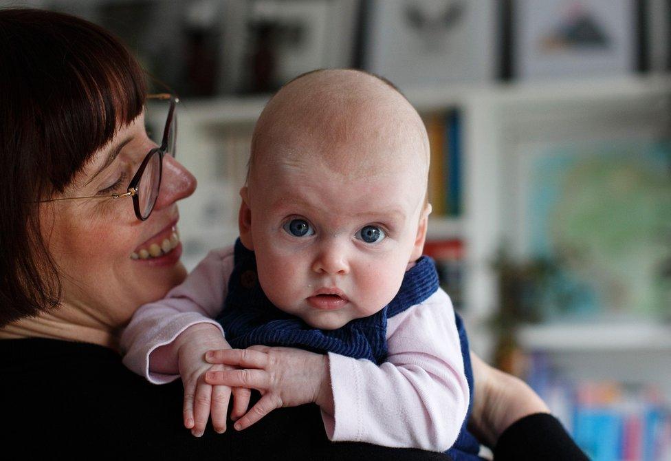 A portrait of Jo and her daughter Olive