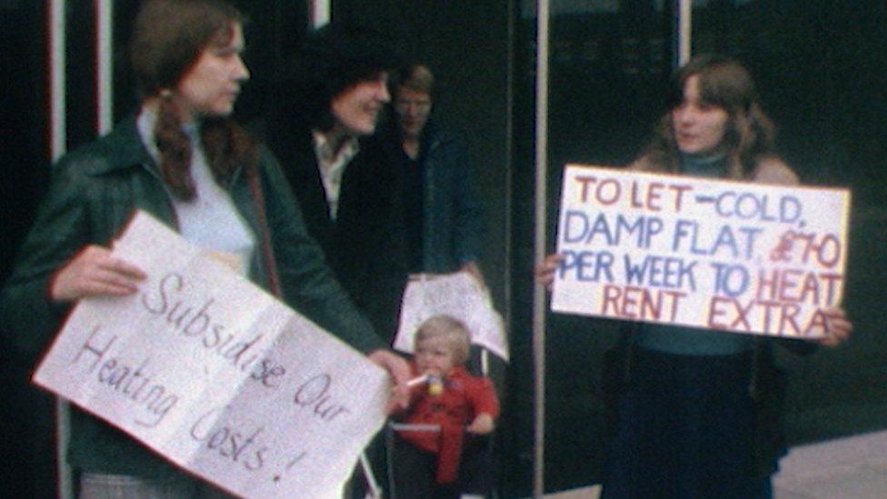 A protest over energy bills