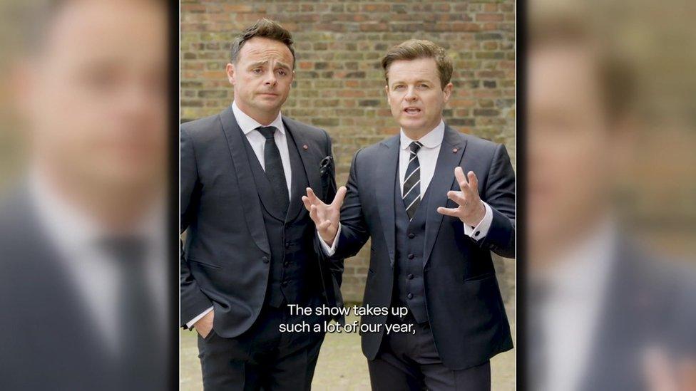 Ant and Dec announce their break