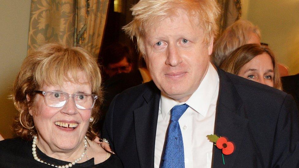 Charlotte Johnson Wahl and Boris Johnson