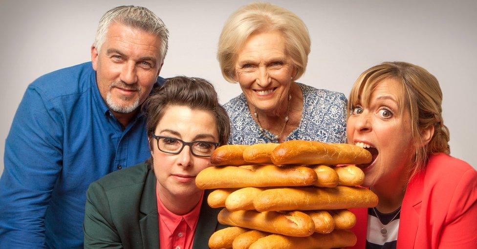 Paul Hollywood, Sue Perkins, Mary Berry and Mel Giedroyc