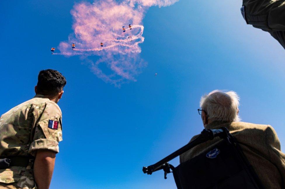 Retired Warrant Officer Bill Shepherd, 99, was a special guest at RAF Lossiemouth's friends and families day.