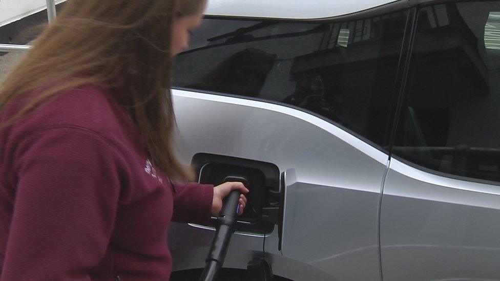 Charging an electric car