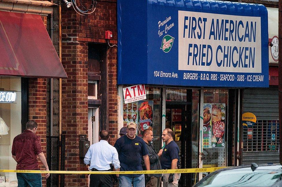 a restaurant in Elizabeth, New Jersey