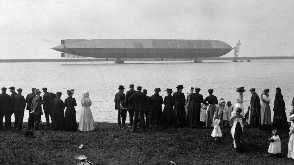 The first naval airship, the Mayfly