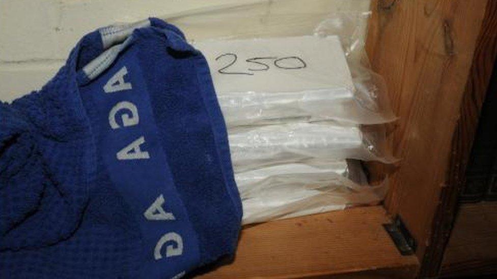 Drugs seized by police