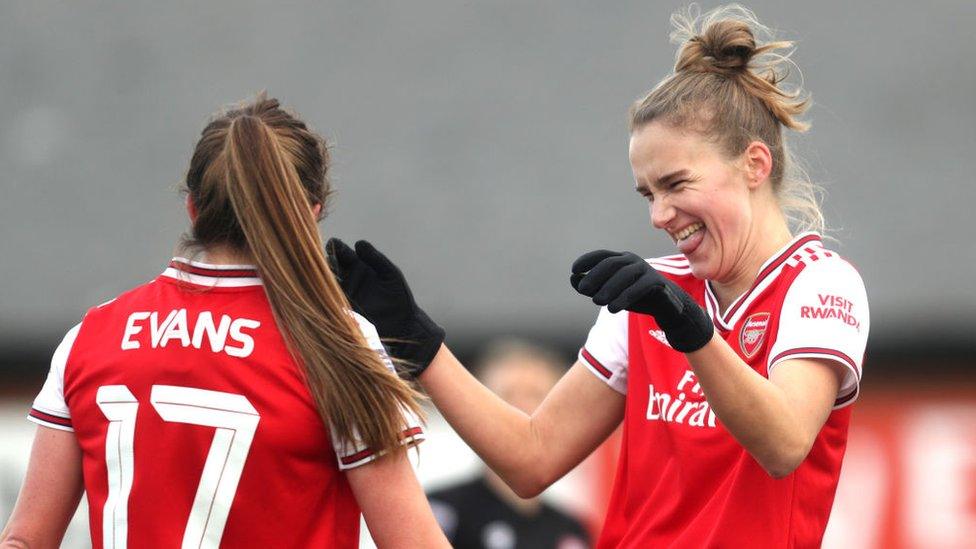 Vivianne Miedema playing against Bristol City in December 2019