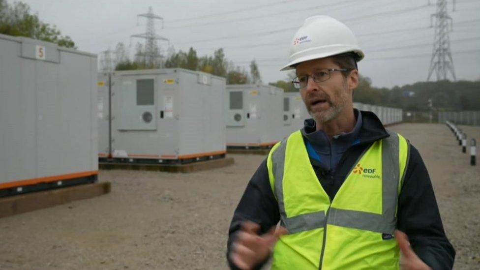 EDF director of solar storage, Matthew Boulton