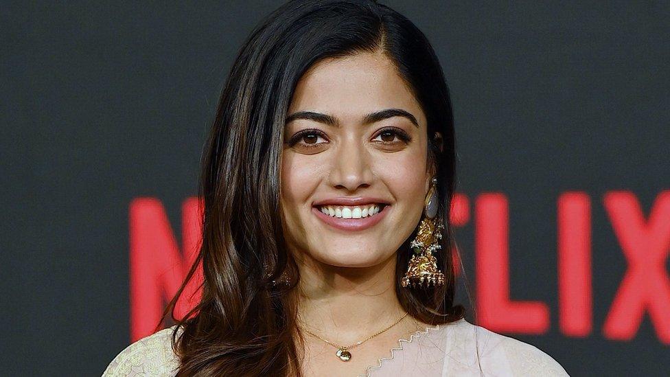 Actress Rashmika Mandanna poses for pictures during the trailer launch of her upcoming Hindi-language movie Mission Majnu in Mumbai on January 9, 2023