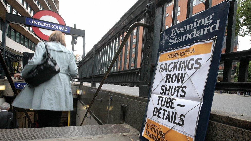 Strike action at Chancery Lane