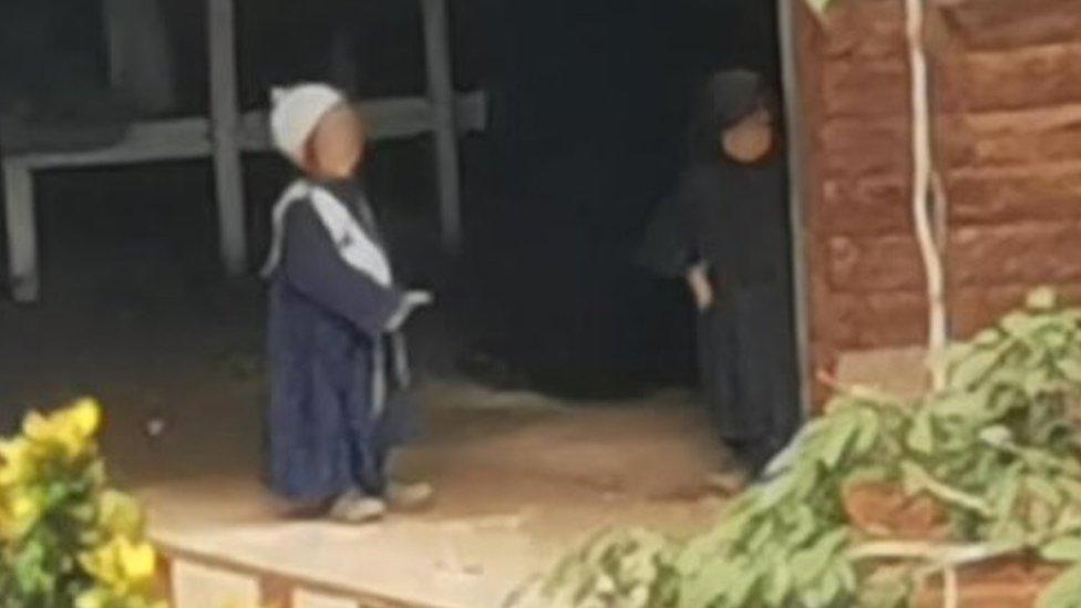 Surveillance picture of children in Lev Tahor compound in Mexico