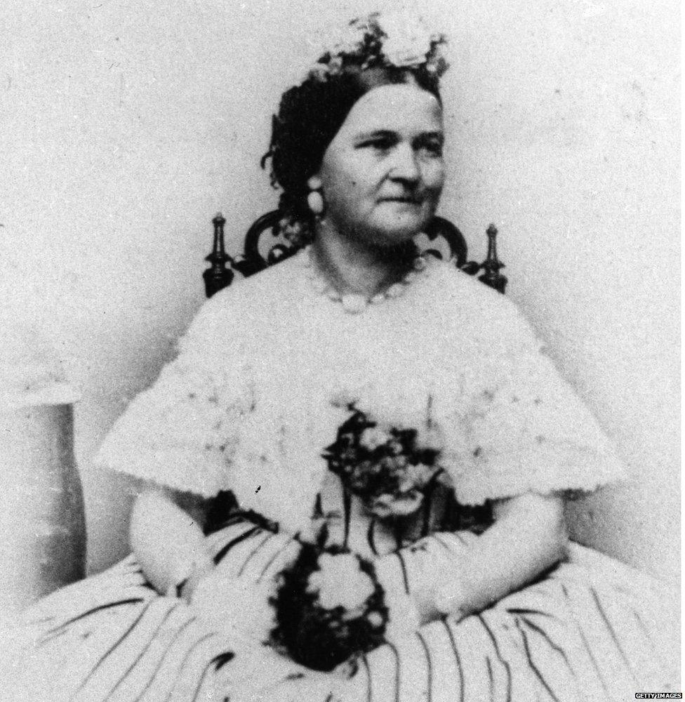 Mary Lincoln, circa 1865