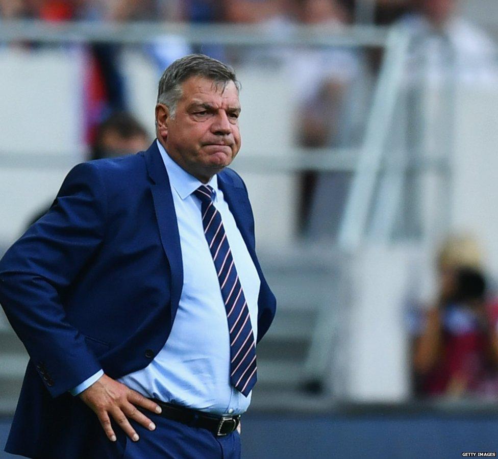 Sam Allardyce as England manager