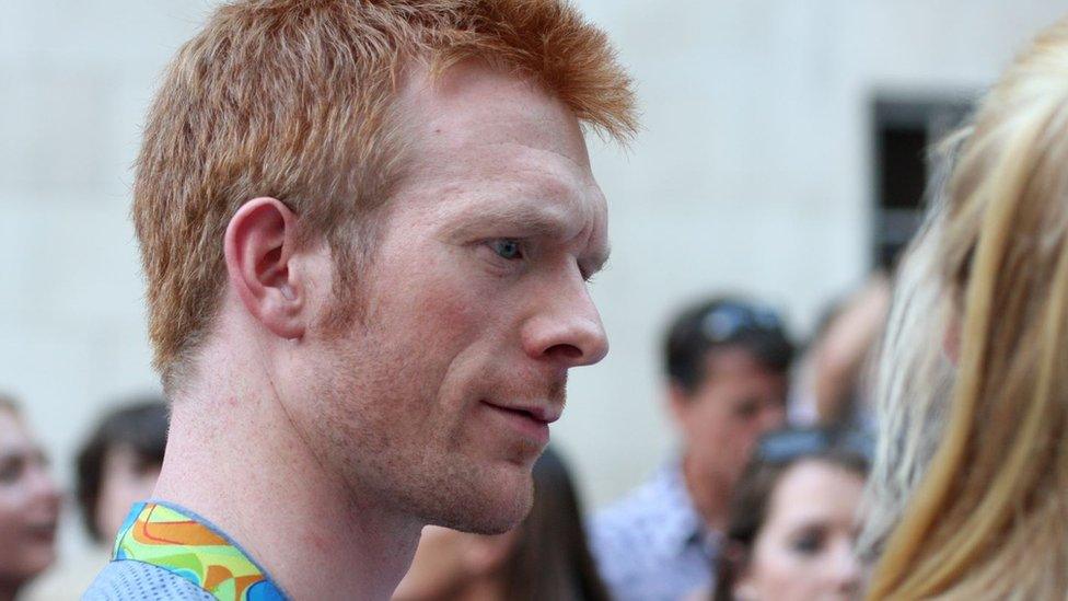 Image of cyclist Ed Clancy