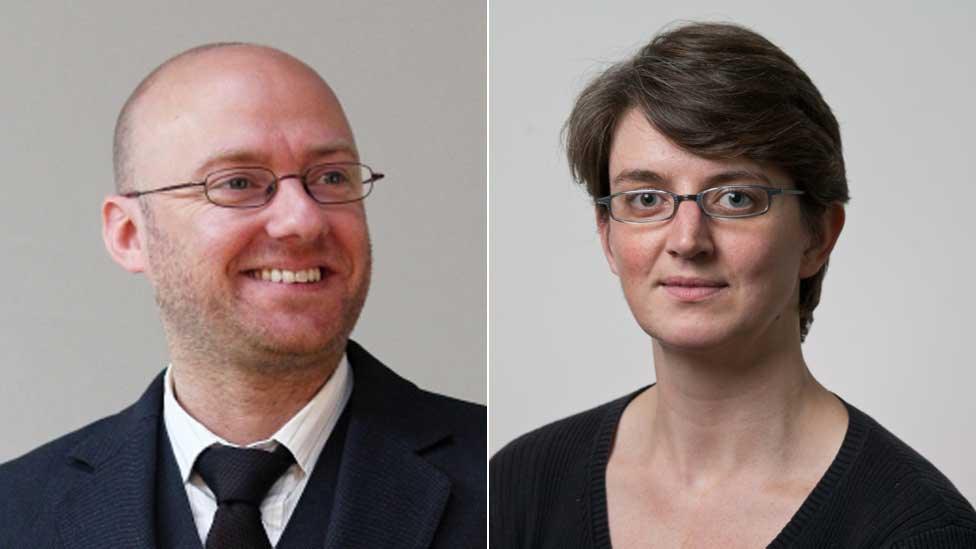 Patrick Harvie and Maggie Chapman