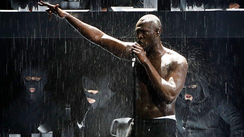 stormzy performing brit awards