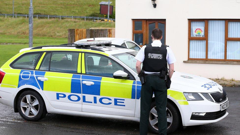 Police outside house