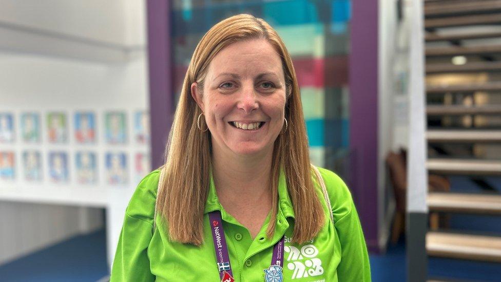 Guernsey Island Games 2023 volunteer Sarah Colley