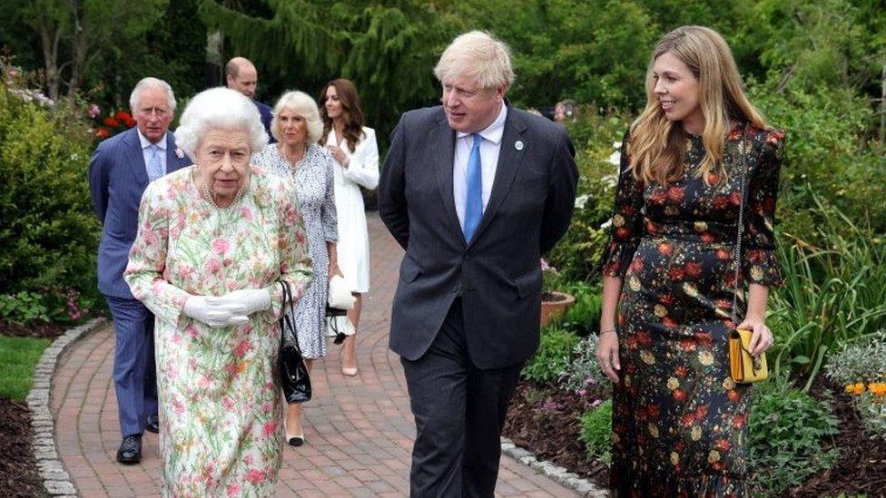 Queen Elizabeth at the G7 summit