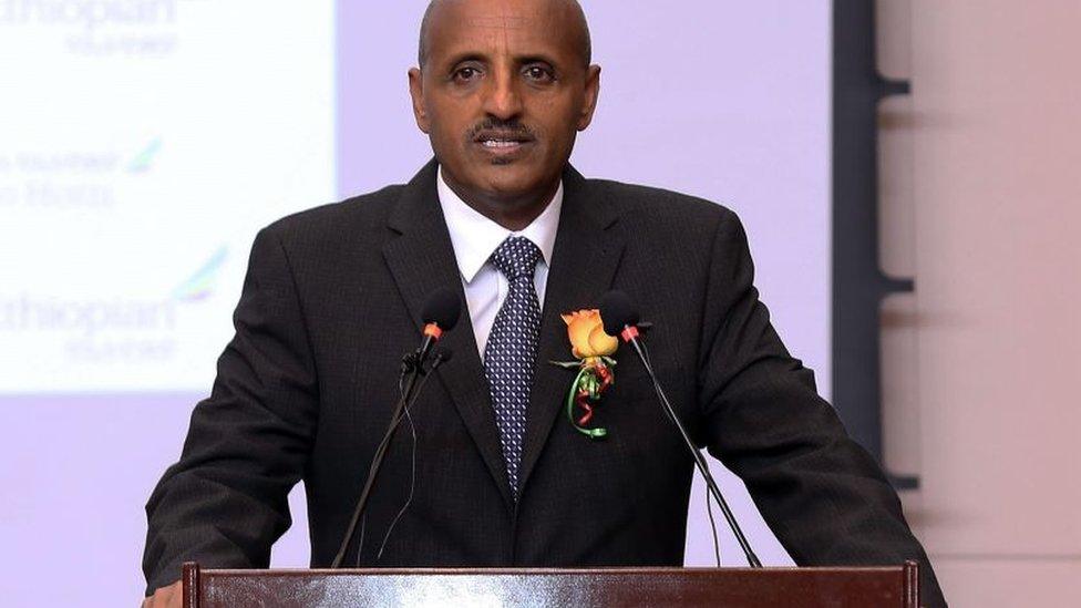 Ethiopian Airlines's chief executive Tewolde GebreMariam