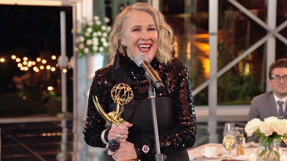 Catherine O'Hara won best comedy actress for Schitt's Creek