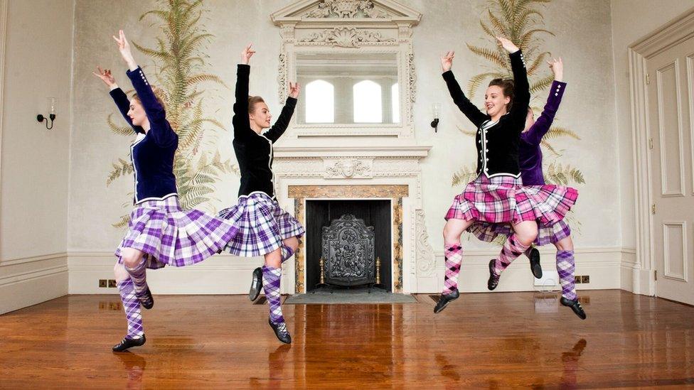 Royal National Mòd dancers