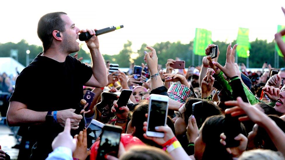 Mike Skinner of The Streets performs at the Parklife festival at Heaton Park