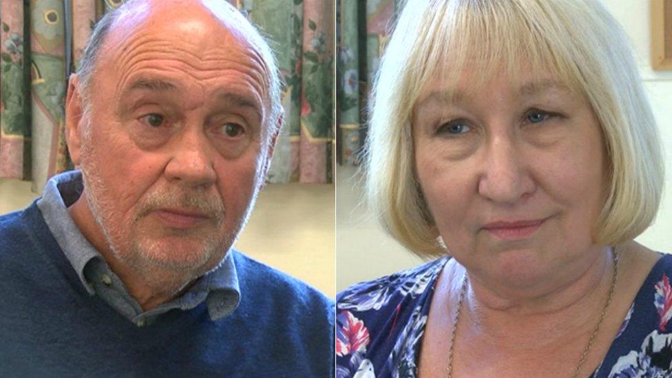 Tony Harris a Julie Davies