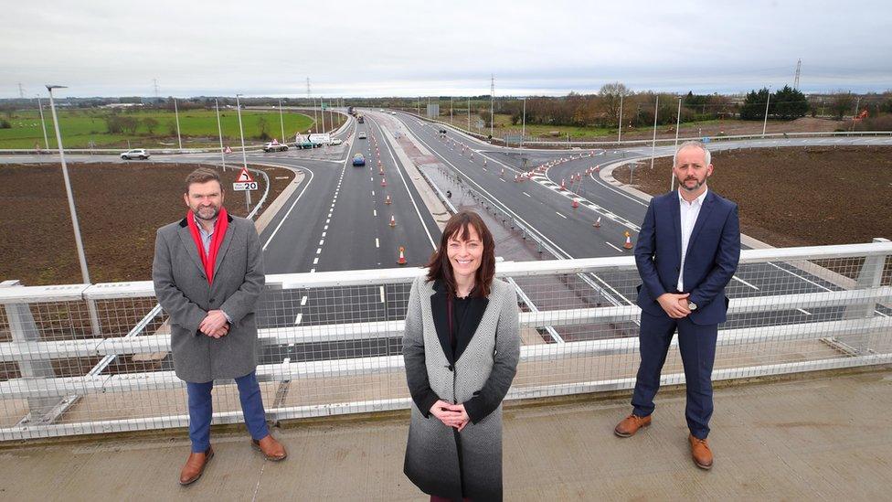 Nichola Mallon opens the new road