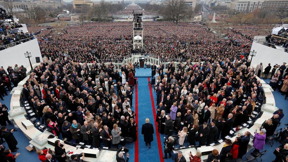 inauguration crowd.