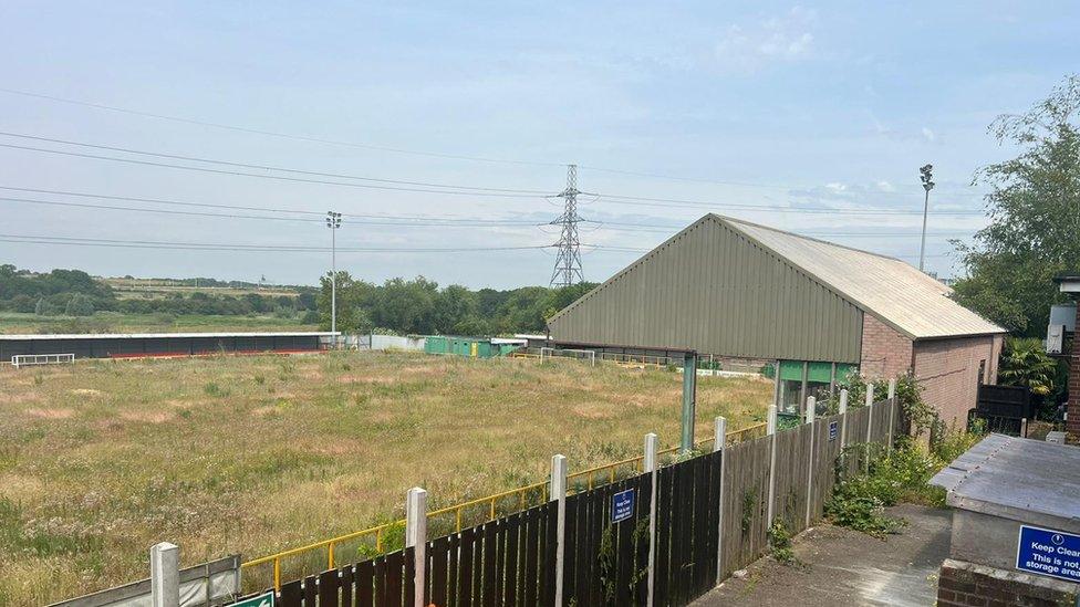 Ship Lane stadium in Avelely, Essex