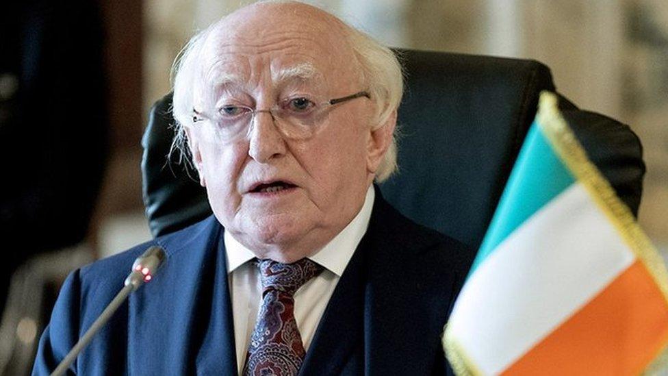 Irish President Michael D Higgins