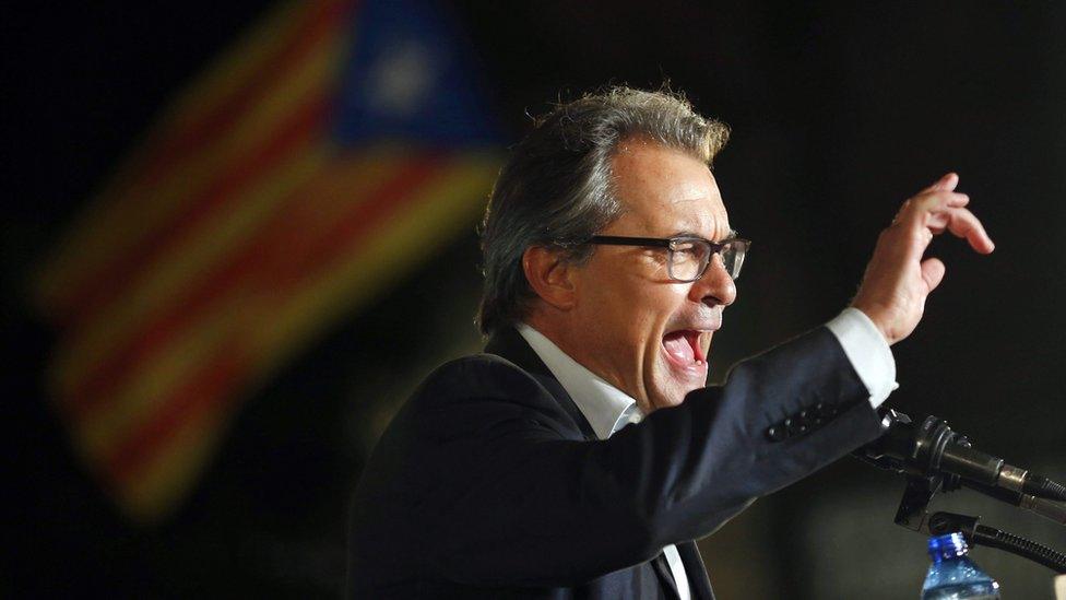 Artur Mas, the head of Catalonia's regional government