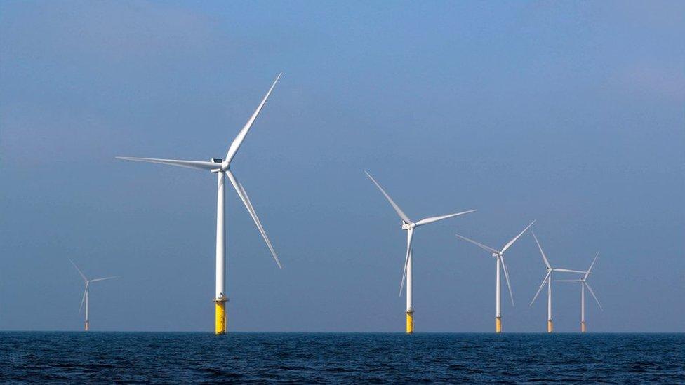 wind turbines