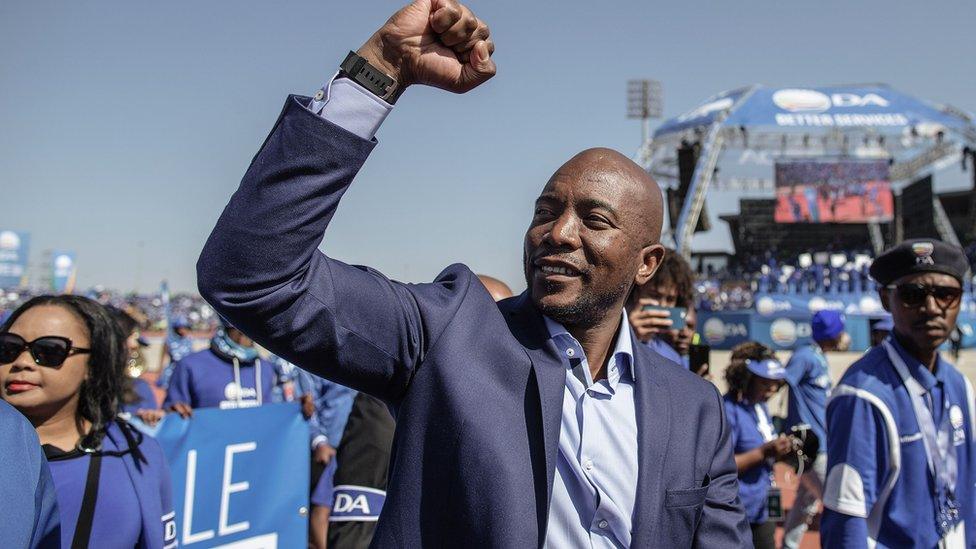 South African opposition leader Mmusi Maimane