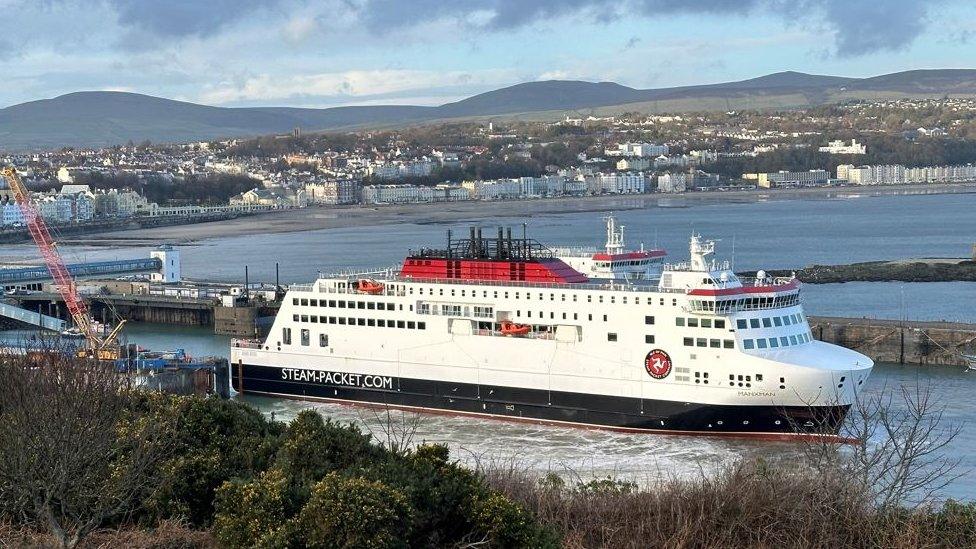 Manxman in Douglas Harbour