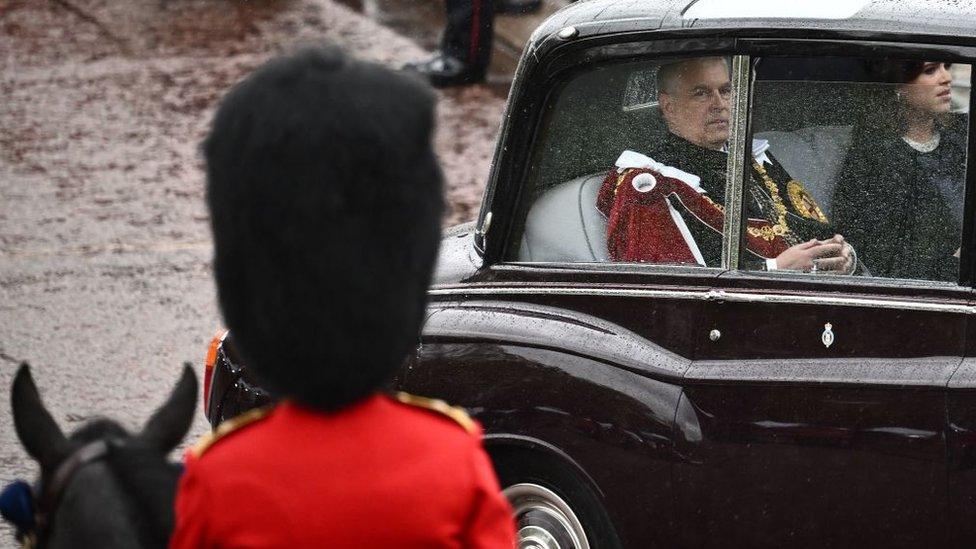 The Duke of York and Princess Eugenie