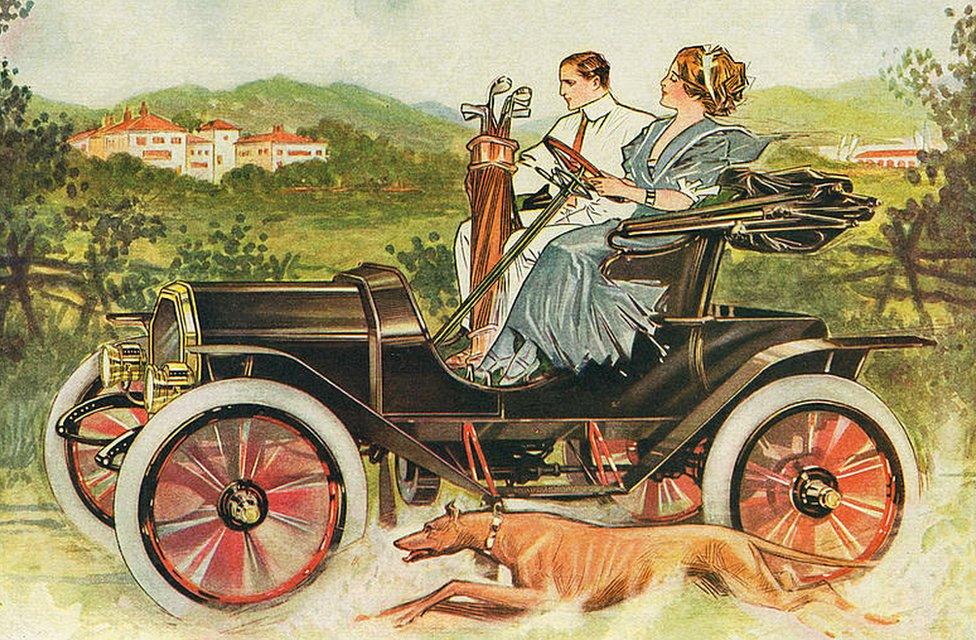 A Baker Electric car advert from a US magazine, 1910