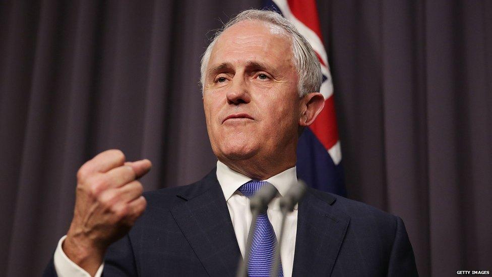 Australian Prime Minister Malcolm Turnbull