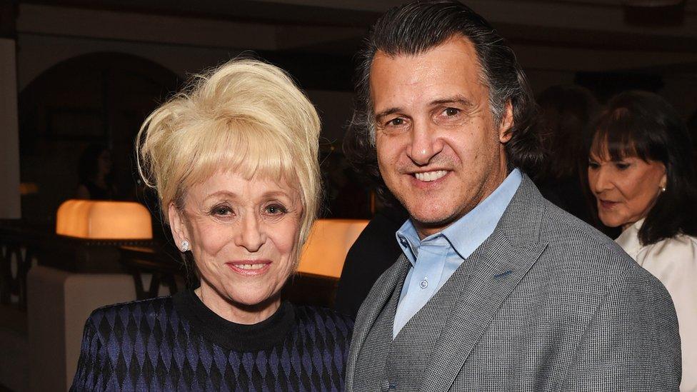 Dame Barbara Windsor and her husband Scott Mitchell