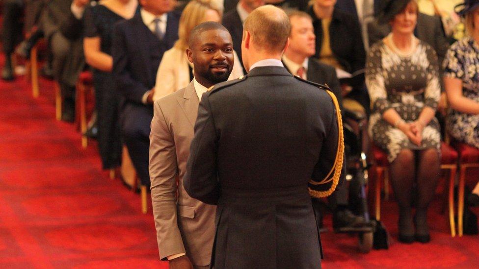 Prince William and David Oyelowo