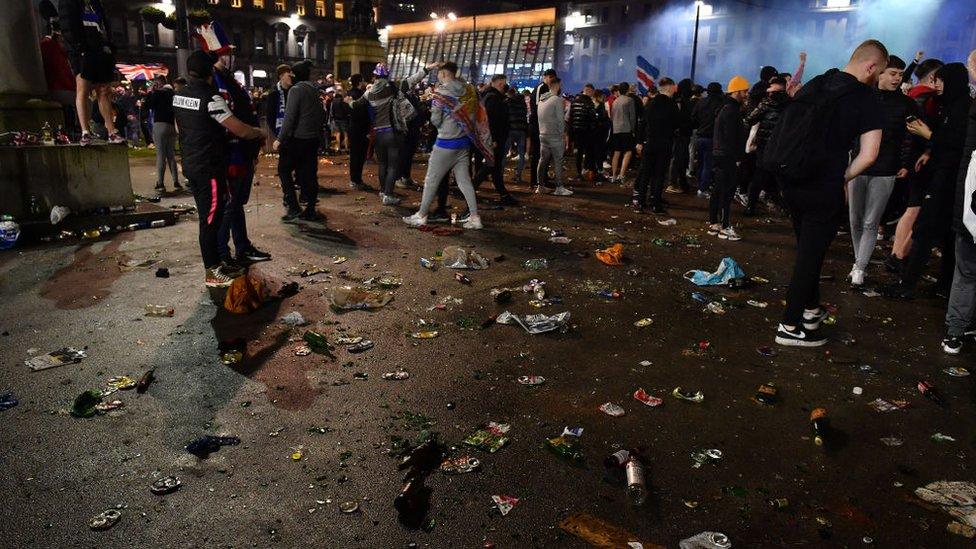 George Square aftermath